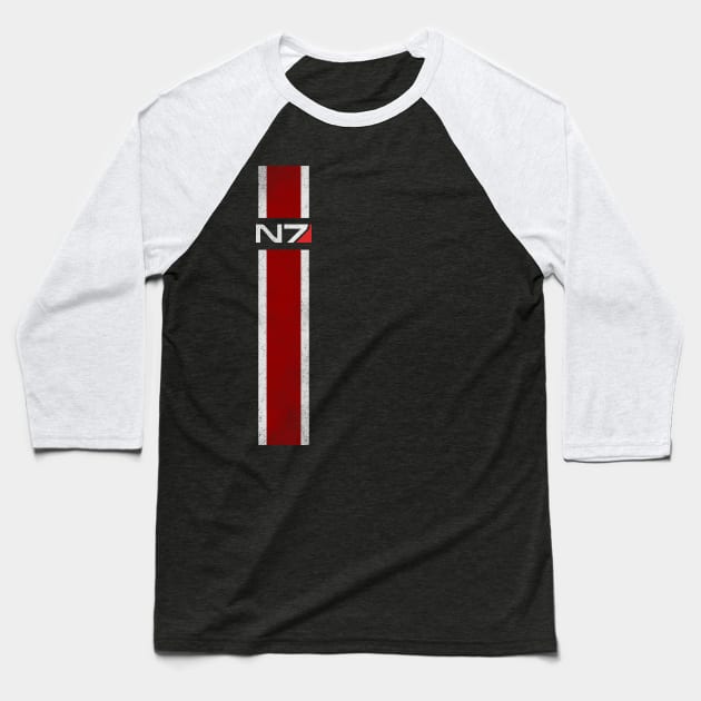 N7 Baseball T-Shirt by xartt